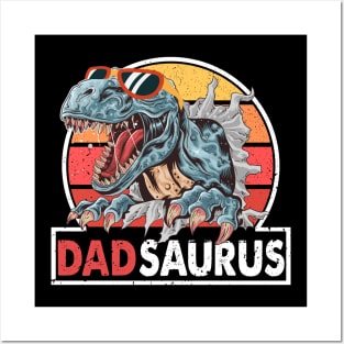 Father's Day 2021 Men's Dadsaurus Happy Father's Day 2021 Posters and Art